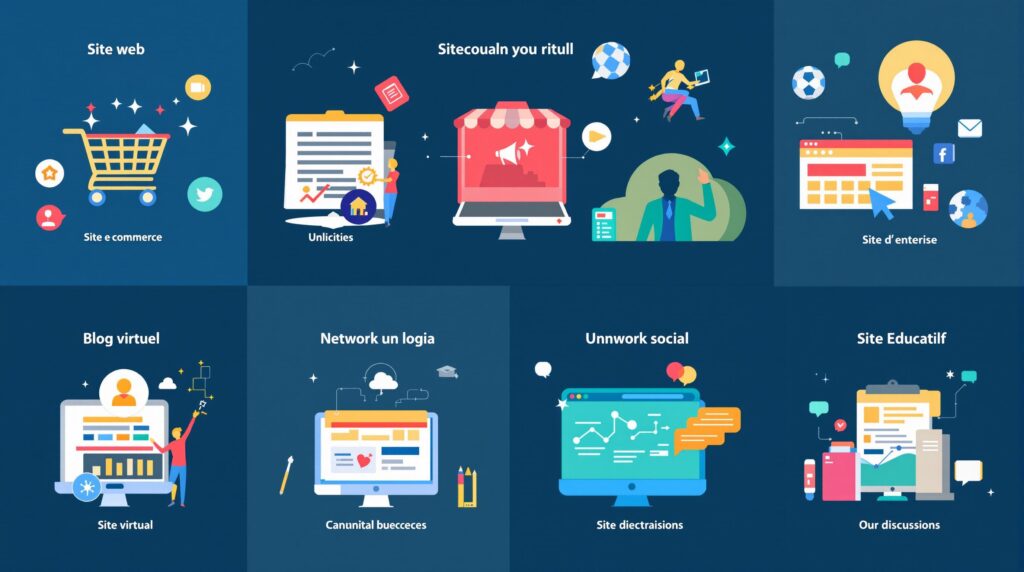Les différents types de sites web